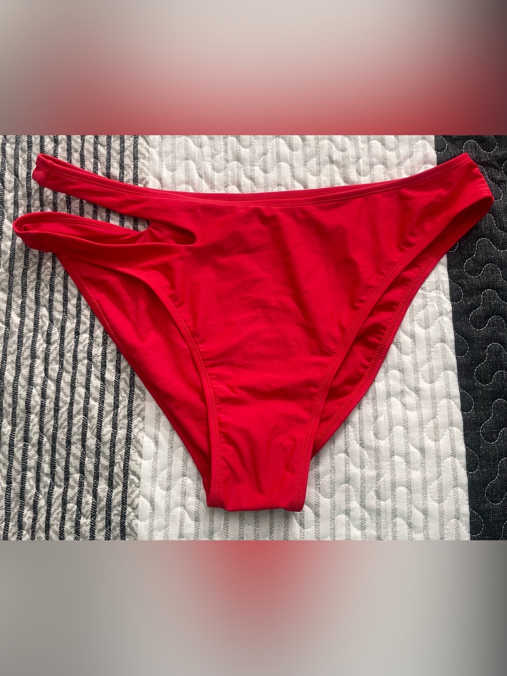 Wild Fable ~ Bright Red Swim Bottoms Only - NWOT - XL